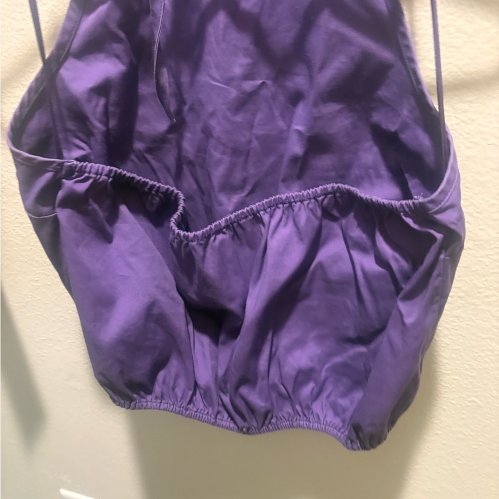 INC Purple Halter Top - Picture 5 of 8